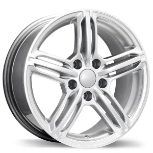 Replika – R133A – Silver – 16″x7″ 45mm – All weather Wheels – R133A-1670-44HN+45R571